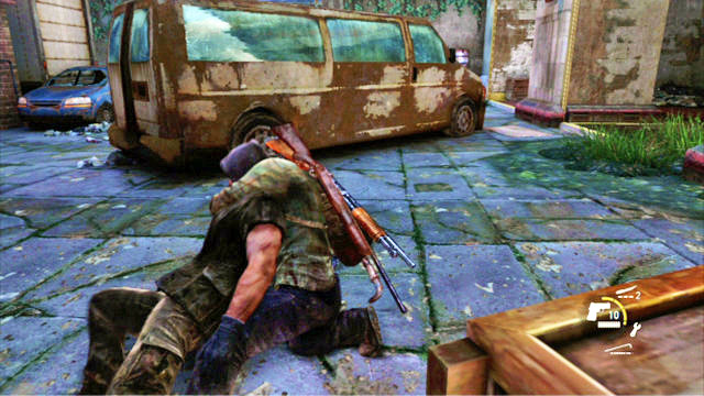 A moment later, another one will come by - Escape the City | Pittsburgh | The Last of Us Walkthrough - Pittsburgh - The Last of Us Guide