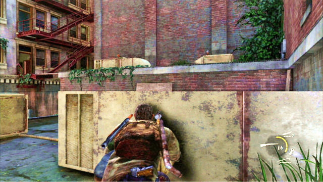 A few steps further, you will bump into two more bandits - Escape the City | Pittsburgh | The Last of Us Walkthrough - Pittsburgh - The Last of Us Guide