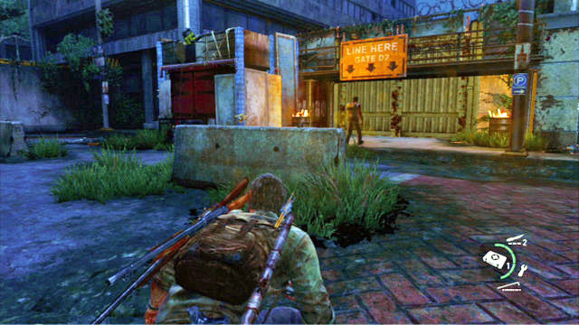 A moment later, a group of enemies will start to jump down - Escape the City | Pittsburgh | The Last of Us Walkthrough - Pittsburgh - The Last of Us Guide