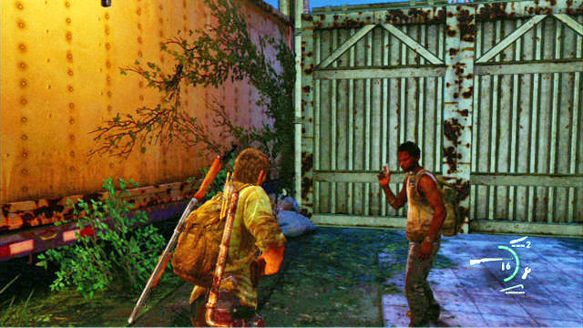 After the last one of the thugs dies, open the gate to the right of the generator - Escape the City | Pittsburgh | The Last of Us Walkthrough - Pittsburgh - The Last of Us Guide