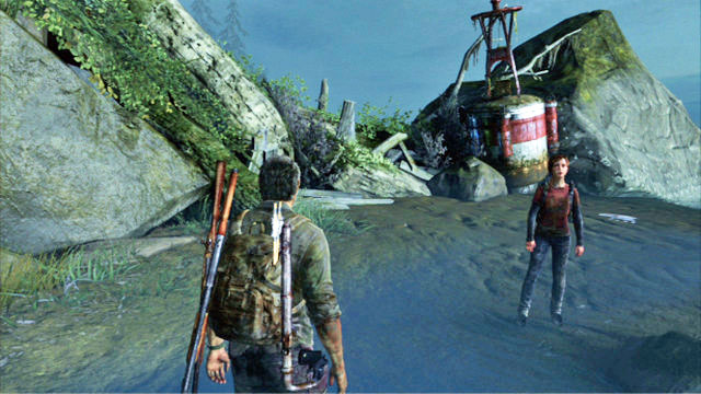 As you keep to the right, you will bump into a barricade, which you wont be able to go around - Sewers | The Suburbs | The Last of Us Walkthrough - The Suburbs - The Last of Us Guide