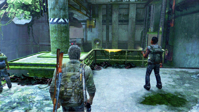 This way you will reach a location with a valve and a locked gate - Sewers | The Suburbs | The Last of Us Walkthrough - The Suburbs - The Last of Us Guide