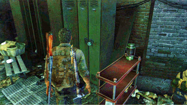 Do not worry about it and search through the room at the end of the tunnel - Sewers | The Suburbs | The Last of Us Walkthrough - The Suburbs - The Last of Us Guide