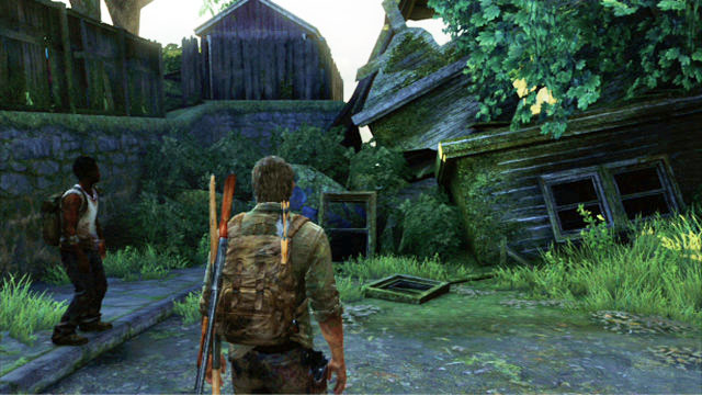 As you follow the road, you will reach a barricade across the way - Suburbs | The Suburbs | The Last of Us Walkthrough - The Suburbs - The Last of Us Guide