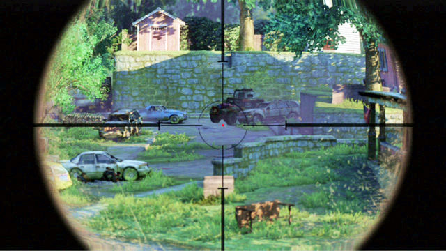 Further assailants will arrive from the left and from the right and will try to surround their victims - Suburbs | The Suburbs | The Last of Us Walkthrough - The Suburbs - The Last of Us Guide