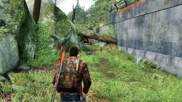 Once you are at the other side, climb the stairs and keep to the right side of the path - Hydroelectric Dam | Tommys Dam | The Last of Us Walkthrough - Tommys Dam - The Last of Us Guide