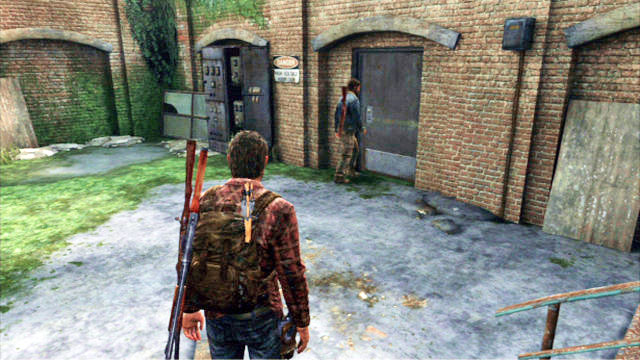 After the turbines are started, continue behind Tommy into the office downstairs - Hydroelectric Dam | Tommys Dam | The Last of Us Walkthrough - Tommys Dam - The Last of Us Guide