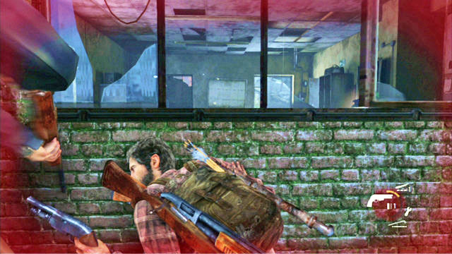 Further bandits are waiting on the stairs and in the room with the plan of the plant - Hydroelectric Dam | Tommys Dam | The Last of Us Walkthrough - Tommys Dam - The Last of Us Guide