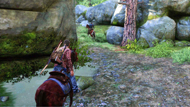 Once you have cleared the area, you will be able to return for the horses and follow Tommy - Ranch House | Tommys Dam | The Last of Us Walkthrough - Tommys Dam - The Last of Us Guide