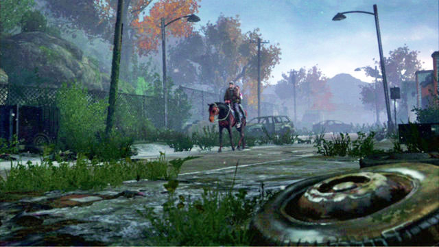 Once you mount the horse, the chapter will draw to an end - Science Building | The University | The Last of Us Walkthrough - The University - The Last of Us Guide