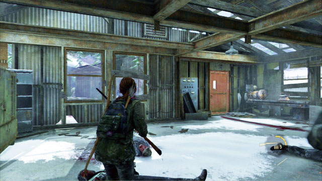 The first wave of enemies will approach right in front of you - The Hunt | Lakeside Resort | The Last of Us Walkthrough - Lakeside Resort - The Last of Us Guide
