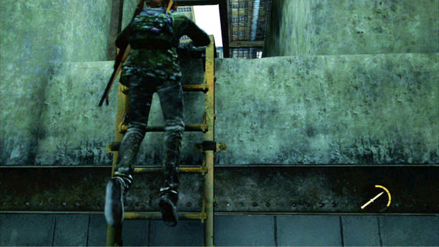 When it dies, sneak over to the nearby ladder - The Hunt | Lakeside Resort | The Last of Us Walkthrough - Lakeside Resort - The Last of Us Guide