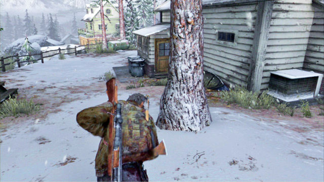 A few steps ahead, you will get under bandit fire - Cabin Resort | Lakeside Resort | The Last of Us Walkthrough - Lakeside Resort - The Last of Us Guide