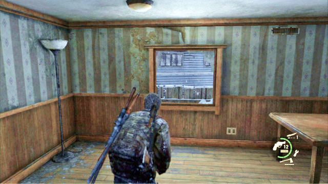 Eventually, you will reach a building which you can leave by jumping out of the window to the left - Cabin Resort | Lakeside Resort | The Last of Us Walkthrough - Lakeside Resort - The Last of Us Guide