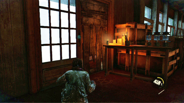 Search the building thoroughly and collect all of the useful items - Cabin Resort | Lakeside Resort | The Last of Us Walkthrough - Lakeside Resort - The Last of Us Guide
