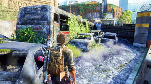 Eventually, you will reach a closed gate - Highway Exit | Bus Depot | The Last of Us Walkthrough - Bus Depot - The Last of Us Guide