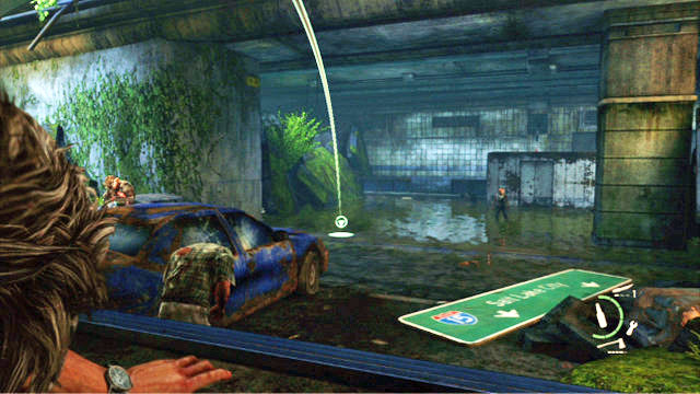 Once at the other side, keep to the left wall - Underground Tunnel (text & map) | Bus Depot | The Last of Us Walkthrough - Bus Depot - The Last of Us Guide