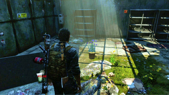 After you reach an abandoned corridor, check out the door to the right - Underground Tunnel (text & map) | Bus Depot | The Last of Us Walkthrough - Bus Depot - The Last of Us Guide