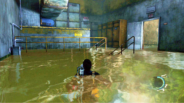 As you run ahead, you will reach a flooded part of the metro - Underground Tunnel (text & map) | Bus Depot | The Last of Us Walkthrough - Bus Depot - The Last of Us Guide
