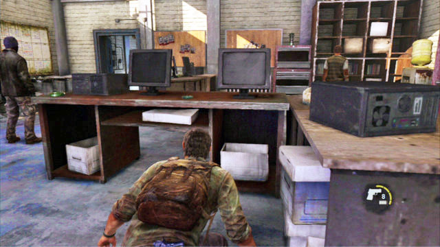 Sie finden es bei einem der Männer, die sich im Büro verstecken – The Last of Us: The Quarantine Zone, Artefakte und Anhänger – Artefakte und Anhänger – The Last of Us Guide