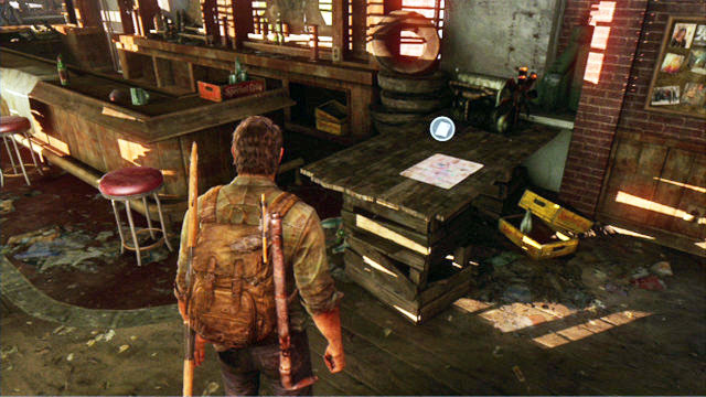 Gleich nachdem Sie Bills Versteck erreicht haben, biegen Sie rechts ab – The Last of Us: Bills Town, Artefakte und Anhänger – Artefakte und Anhänger – The Last of Us Guide