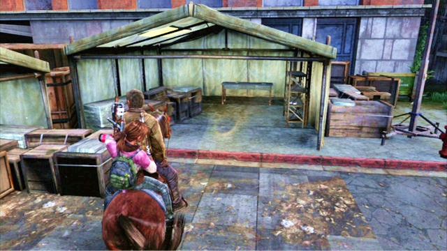Dort finden Sie ein Zelt mit einem weiteren Anhänger darin – The Last of Us: The University, Artefakte und Anhänger – Artefakte und Anhänger – The Last of Us Guide