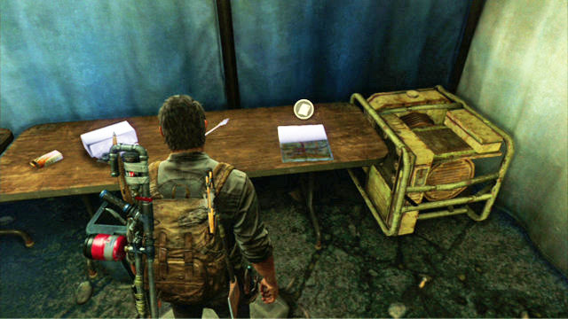 Die Karte befindet sich im Zelt – The Last of Us: Busdepot, Artefakte und Anhänger – Artefakte und Anhänger – The Last of Us Guide