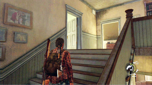 Steigen Sie im Gebäude der verlassenen Ranch die Treppe hinauf und biegen Sie links ab – The Last of Us: Tommys Dam, Comics – Comics – The Last of Us Guide