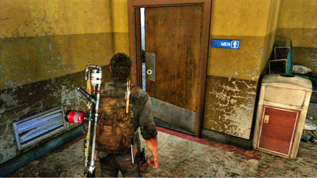 Auf diese Weise erreichen Sie einen großen Raum mit einer Herrentoilette auf der rechten Seite – The Last of Us: Busdepot, Comics – Comics – The Last of Us Guide