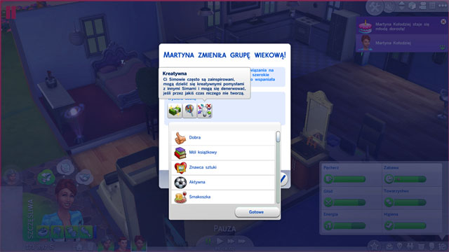 After you turn from a teen to a young adult, you select the last trait - Parenthood | The Sim Environment - The Sim Environment - Sims 4 Guide