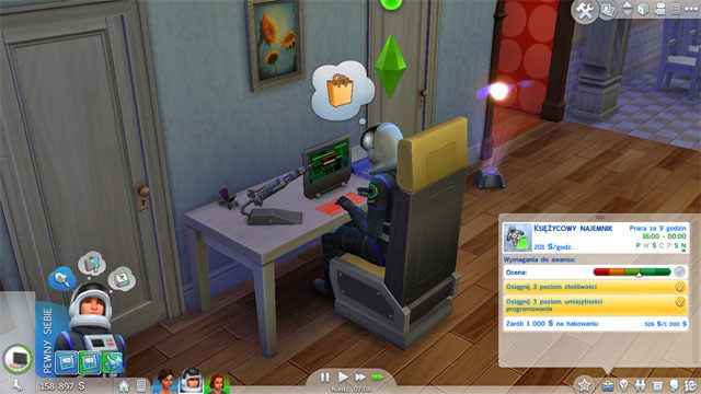 If you decide on the career of a villain, it is much more difficult to get promoted - The Sims 4: Astronaut - promotion, working hours, earnings - Careers / jobs tracks - Sims 4 Guide