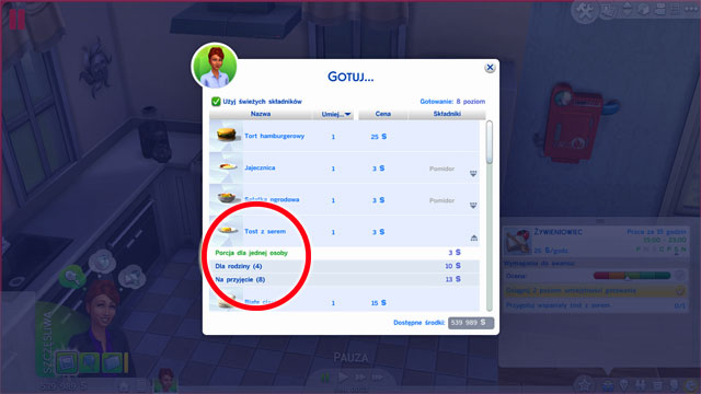 You will be promoted to the Caterer (3) position and you will have to learn the 2nd level of Cooking (although you almost surely already did accomplish that since you are cooking a lot every day) - Culinary | Career tracks - Careers / jobs tracks - The Sims 4 Game Guide