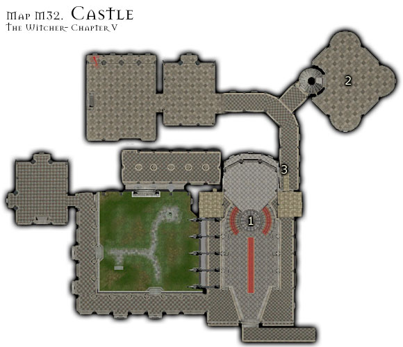 You can meditate inside the castle - just talk to the Chamberlain - Map M32 - Castle | Walkthrough - Maps | Chapter V - The Witcher Game Guide & Walkthrough