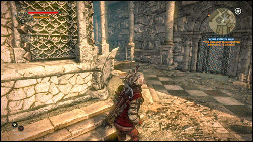Go up the crumbled wall (M31, 13) to the upper floor and take care of a few Harpies (M31, 14) - For a Higher Cause! - Main missions - Iorweth - The Witcher 2: Assassins of Kings Game Guide
