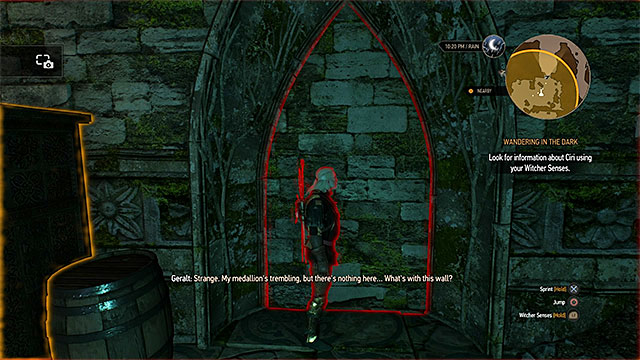 Find the exit and examine it thoroughly - Wandering in the Dark - main quest - Midcopse - The Witcher 3 Wild Hunt Guide & Walkthrough