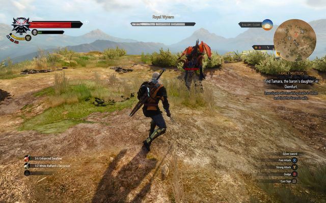 Royal wyvern - Witcher contracts in Crookback Bog - Crookback Bog - The Witcher 3 Wild Hunt Guide & Walkthrough