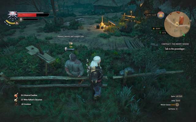 The gravedigger - Witcher contracts in Crookback Bog - Crookback Bog - The Witcher 3 Wild Hunt Guide & Walkthrough