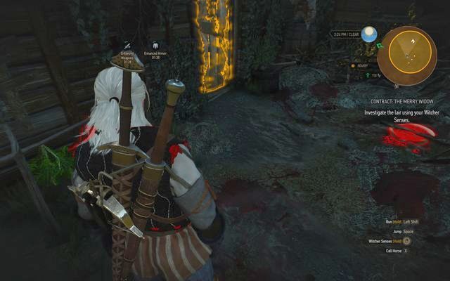 Monsters hut - the skulls can be found on the left side - Witcher contracts in Crookback Bog - Crookback Bog - The Witcher 3 Wild Hunt Guide & Walkthrough