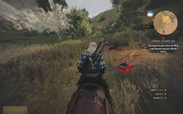 Corpses near the castle - the path leads straight to the building - The Witcher 3 Wild Hunt: Witcher contracts, Farcorners - list, walkthrough - Farcorners - The Witcher 3 Wild Hunt Guide & Walkthrough