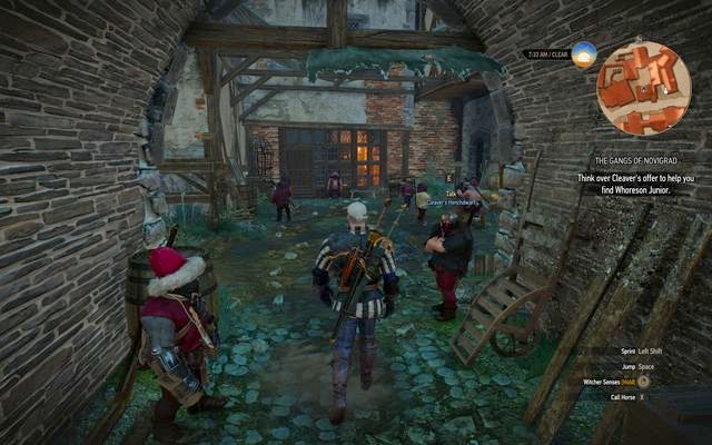 Entrance to Cleavers hideout. - The Witcher 3 Wild Hunt: Side quests, Free City of Novigrad - walkthrough - Free City of Novigrad - The Witcher 3 Wild Hunt Guide & Walkthrough
