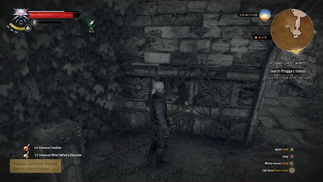 The spot where you should place the crystal - The Witcher 3 Wild Hunt: Side quests, Free City of Novigrad - walkthrough - Free City of Novigrad - The Witcher 3 Wild Hunt Guide & Walkthrough