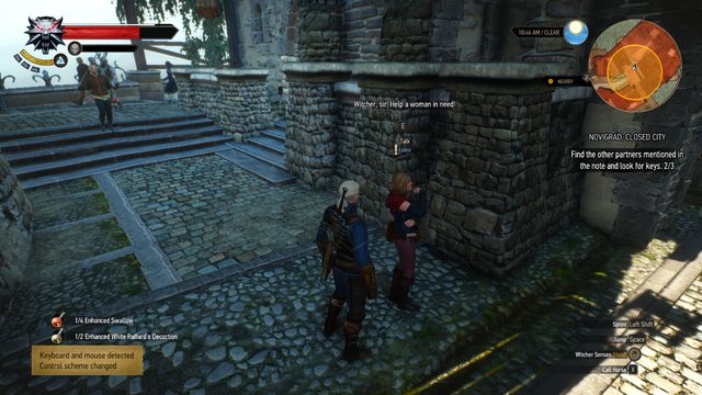 A woman looking for help with a haunted house - The Witcher 3 Wild Hunt: Side quests, Free City of Novigrad - walkthrough - Free City of Novigrad - The Witcher 3 Wild Hunt Guide & Walkthrough