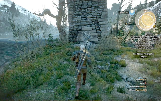 Tower by which you will find the chest. - The Witcher 3 Wild Hunt: Mastercrafted Griffin School Gear - Griffin School Gear - The Witcher 3 Wild Hunt Guide
