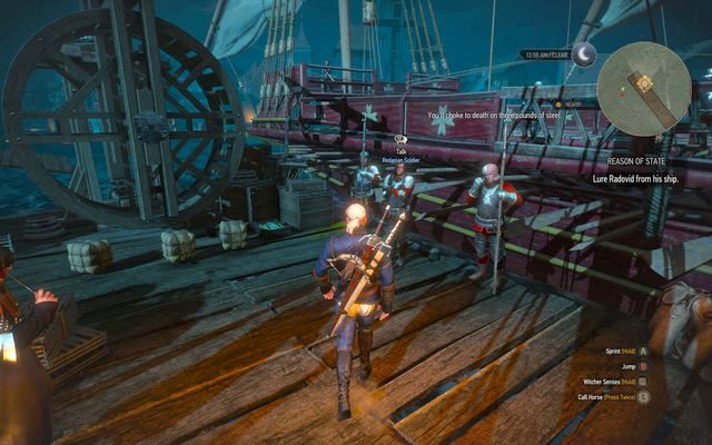 Talk with the guard to get on the ship - Final Preparations - Epilogue - The Witcher 3 Wild Hunt Guide & Walkthrough