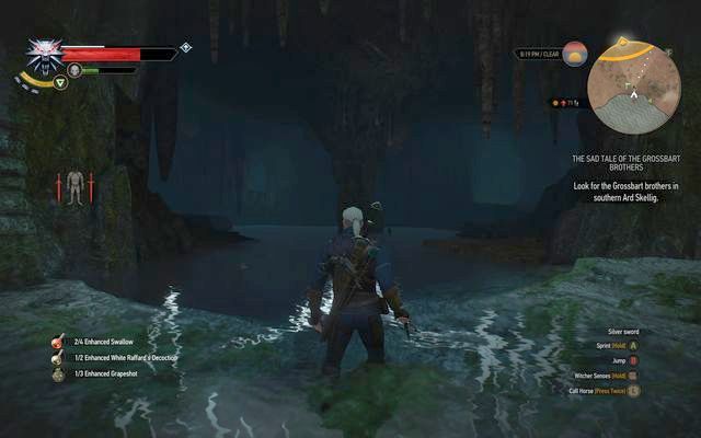 Entrance to the cave in which the brothers are hiding - Side quests in Kaer Trolde - Kaer Trolde - The Witcher 3 Wild Hunt Guide & Walkthrough