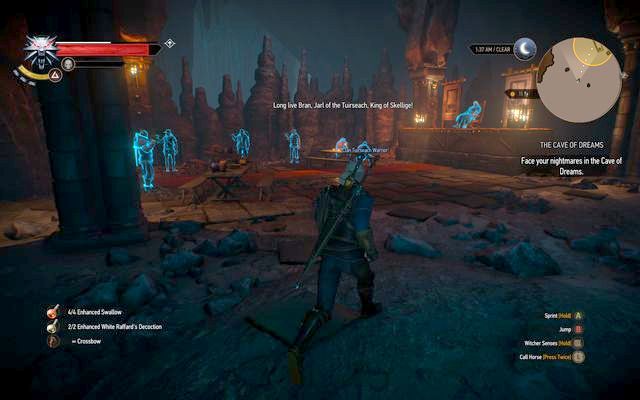 Ghosts at the first totem - Side quests in Kaer Trolde - Kaer Trolde - The Witcher 3 Wild Hunt Guide & Walkthrough