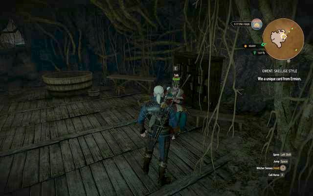 Ermion can be found in the cave under the oak - Side quests in Kaer Trolde - Kaer Trolde - The Witcher 3 Wild Hunt Guide & Walkthrough