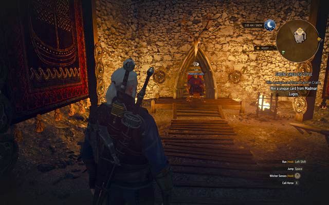 Challenge Lugos in another Gwent game - Side quests in Kaer Trolde - Kaer Trolde - The Witcher 3 Wild Hunt Guide & Walkthrough