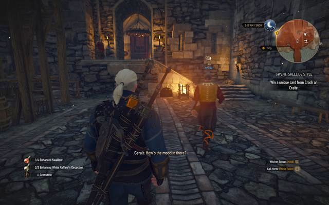 Enter the castle and follow the butler - Side quests in Kaer Trolde - Kaer Trolde - The Witcher 3 Wild Hunt Guide & Walkthrough