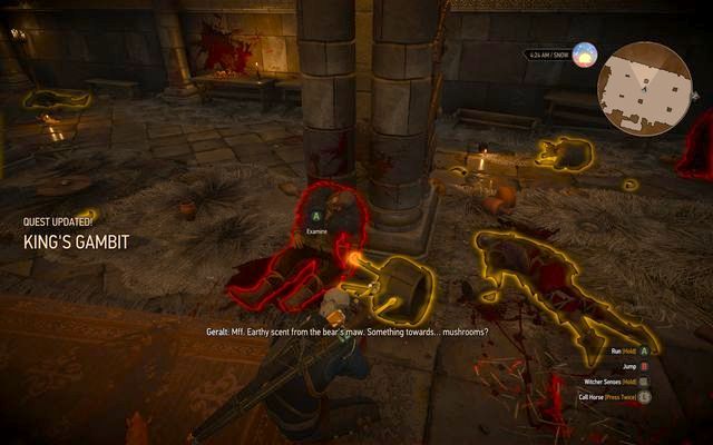 Examine the honey jug near the pillar - Side quests in Kaer Trolde - Kaer Trolde - The Witcher 3 Wild Hunt Guide & Walkthrough